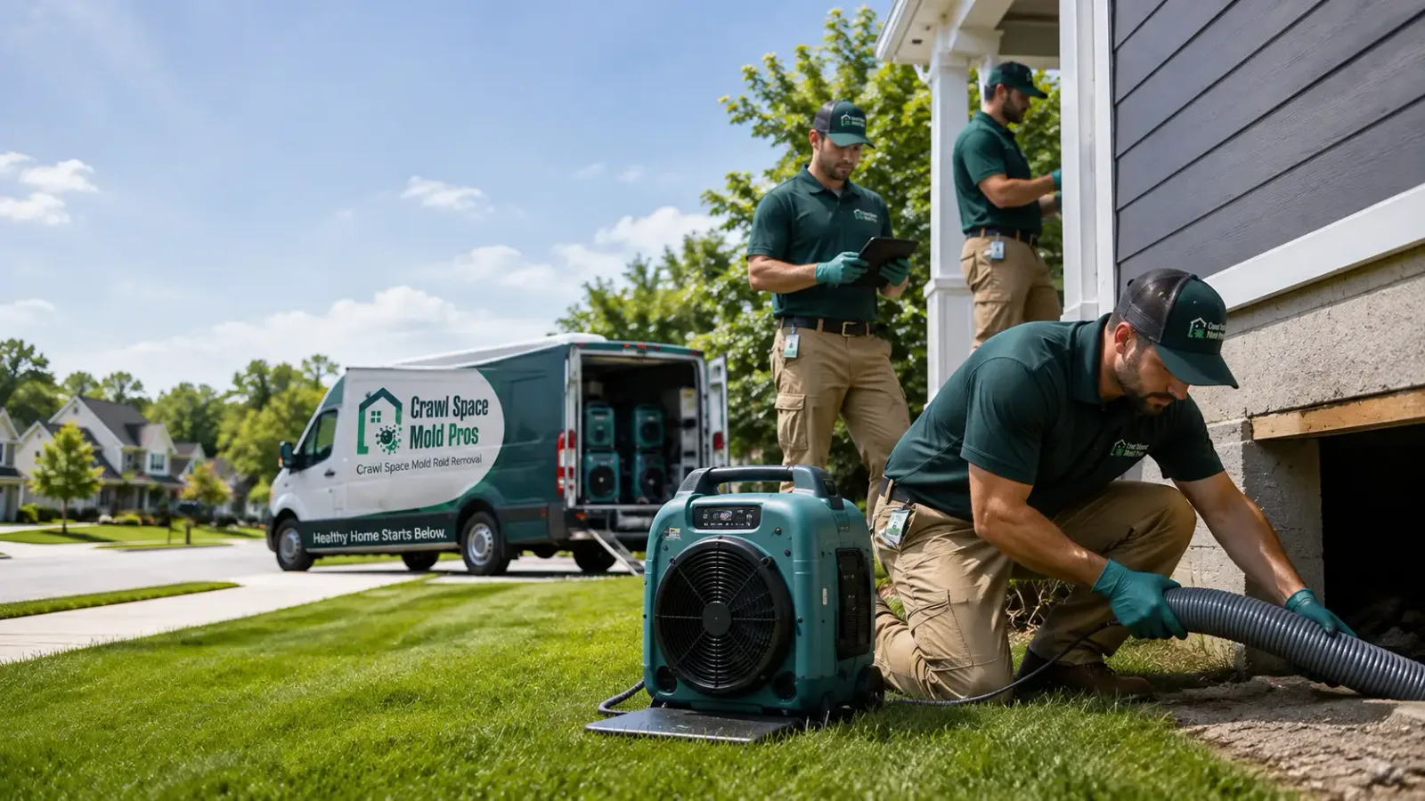 Crawl Space Mold Removal in Hickory Corners, MI